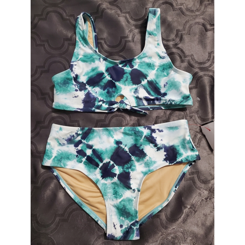 Old Navy Girls Tie-Dye Swimsuit Size Large Bikini